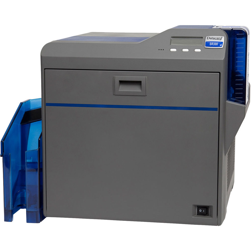 Máy in thẻ nhựa từ Entrust SR300 in thẻ màu sắc nét - Máy in thẻ nhựa, máy dập nổi, đầu đọc thẻ nhựa