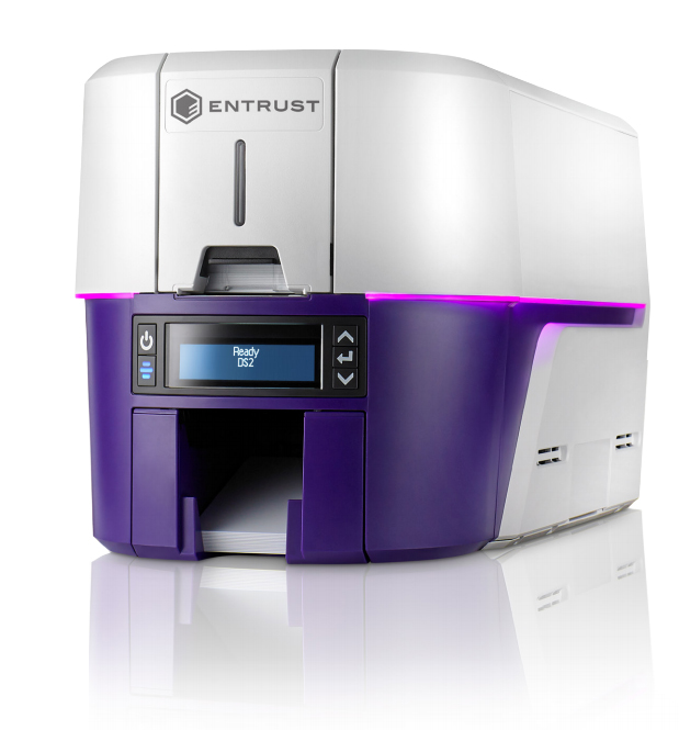 máy in thẻ entrust Sigma DS2 (USA) - Máy in thẻ nhựa, máy dập nổi, đầu đọc thẻ nhựa