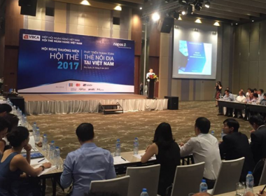 MK Group đồng hành cùng Hội nghị thường niên Hội Thẻ Ngân hàng Việt Nam 2017 - Máy in thẻ nhựa, máy dập nổi, đầu đọc thẻ nhựa