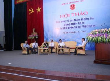 MK Group tham dự Hội thảo Bảo mật và an toàn thông tin trong triển khai chính phủ điện tử tại Việt N - Máy in thẻ nhựa, máy dập nổi, đầu đọc thẻ nhựa