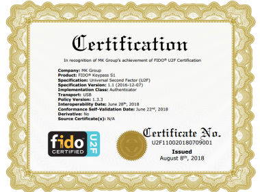 KeyPass U2F Token – sản phẩm Token đầu tiên Việt Nam đạ - Máy in thẻ nhựa, máy dập nổi, đầu đọc thẻ nhựa