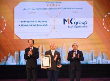 MK Group đạt giải thưởng THÀNH PHỐ THÔNG MINH VIỆT NAM  - Máy in thẻ nhựa, máy dập nổi, đầu đọc thẻ nhựa