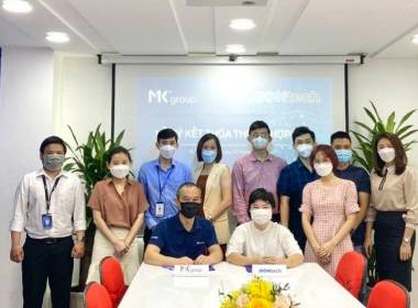 LỄ KÝ KẾT THỎA THUẬN HỢP TÁC GIỮA MK GROUP VÀ AIONTECH - Máy in thẻ nhựa, máy dập nổi, đầu đọc thẻ nhựa