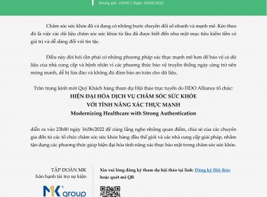 MK Group đồng hành cùng Hội thảo xác thực mạnh do FIDO - Máy in thẻ nhựa, máy dập nổi, đầu đọc thẻ nhựa