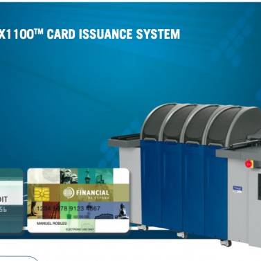 Hệ thống phát hành Thẻ tập trung công suất lớn MX1100 - Máy in thẻ nhựa, máy dập nổi, đầu đọc thẻ nhựa