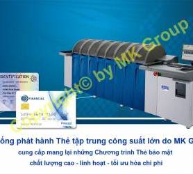 Hệ thống phát hành Thẻ tập trung công suất lớn MX2100 - Máy in thẻ nhựa, máy dập nổi, đầu đọc thẻ nhựa