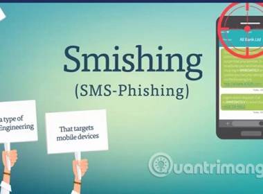 Tấn công Smishing Biến tướng của tấn công giả mạo Phi - Máy in thẻ nhựa, máy dập nổi, đầu đọc thẻ nhựa